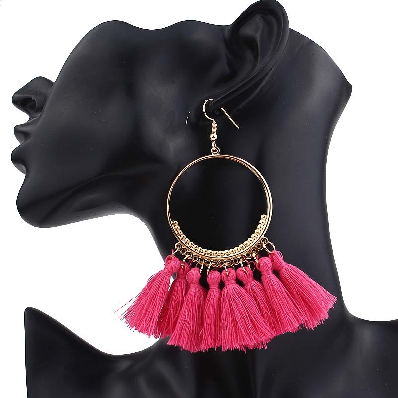 Bohemian Tassel Earrings Summer Beauty