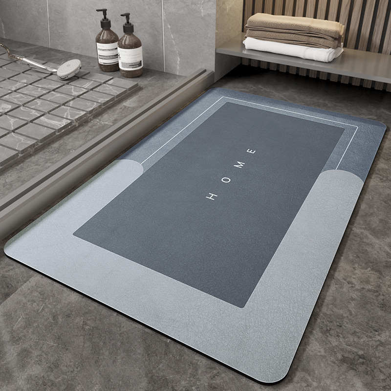 Cushion Cushion Bathroom Sliding Door Floor Bathroom Foot Mat - Picture 12 of 30