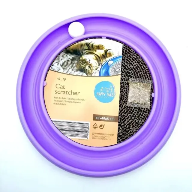 Cat Scratching Board Cat Ball Track Cat Scratchers For Indoor Cats Cat Ball Toy Cat Toys For Bored Indoor Cats For Kitten Mental Physical Exercise ... Purple - Shop at LoveMi