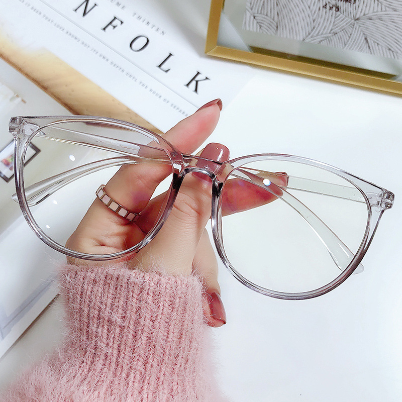 Large Frame Anti-blue Light Glasses Frame Myopia Finished Flat Frame - Image 4
