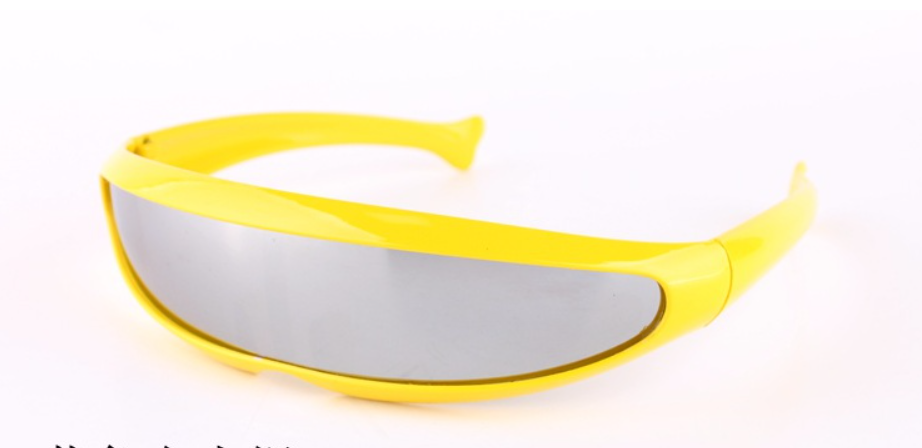 Title 7, X Men Fish Shaped Laser Glasses Mercury Lens