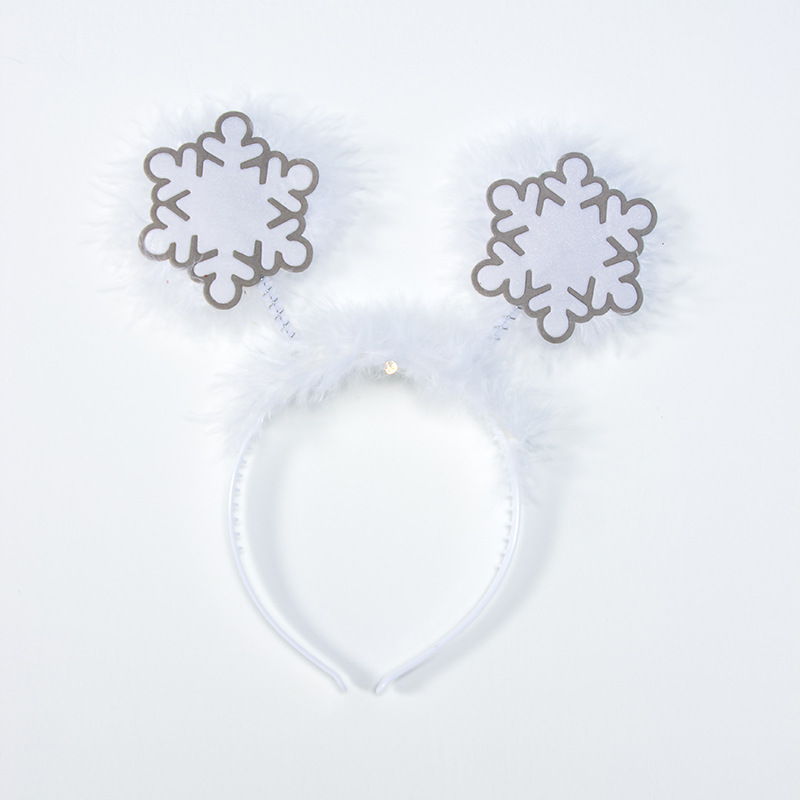 Snowflake Antlers Christmas Decoration Headband