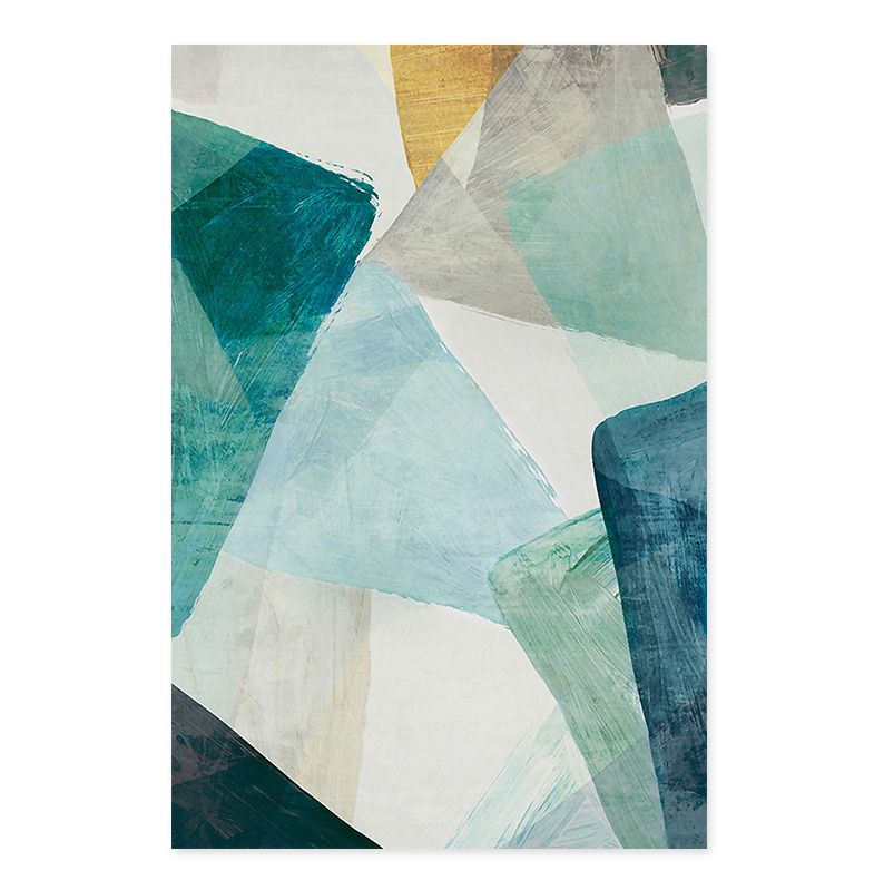 Abstract Geometric Living Room Decorative Canvas Painting Core