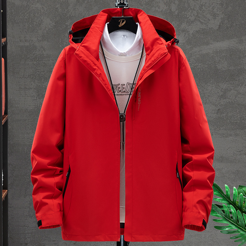 Outdoor Waterproof Windbreaker Single-layer Mountaineering Suit