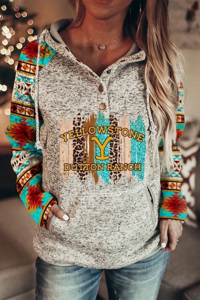 Women Loose Long Sleeved Hooded Sweater Lattice S - Shop at LoveMi