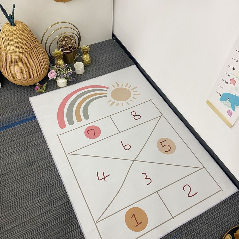 Children's Cartoon Rainbow Number Crawling Non-slip Play Mat
