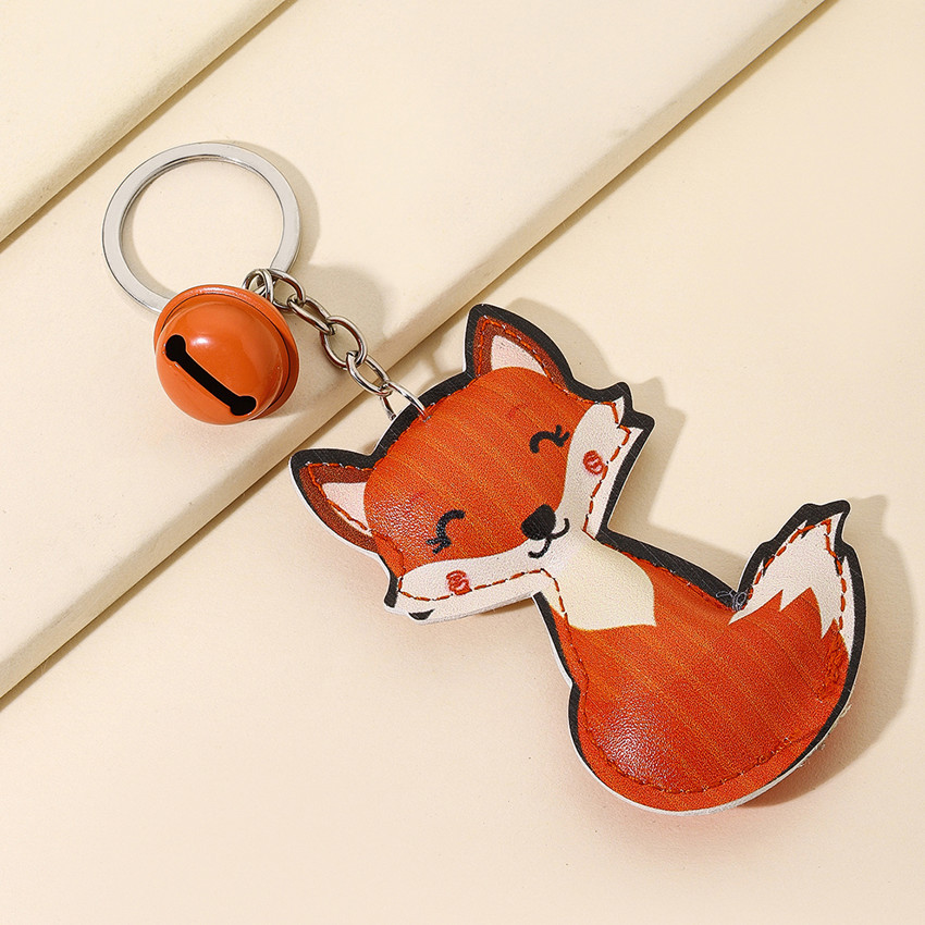 Title 3, Cartoon Animal Bell Fox Ornaments Handbag Pendant