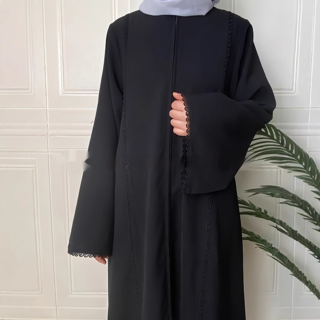 Minimalist Style Long-sleeved Cardigan Dress For Women