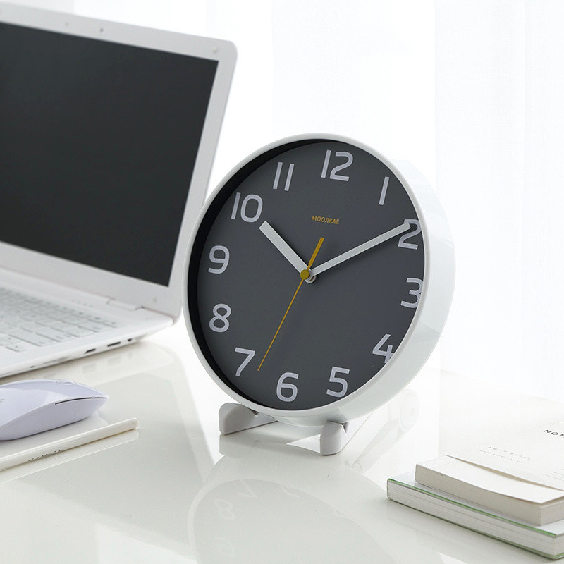 Small Wall Clock with Stand, picture 3 of 10