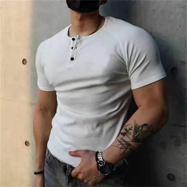 Men's Versatile Short Sleeves In Summer White - Shop at LoveMi