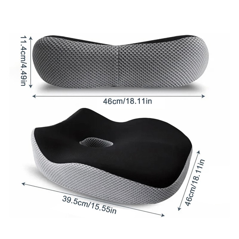 Car Seat Cushion Ergonomic Memory Foam Butt Booster Cushions — image 10