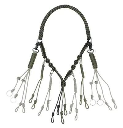 Duck Call Lanyard-Durable High Pressure Polyester Material With Multiple Loops Adjustable Strap For Waterfowl Hunting Outdoors