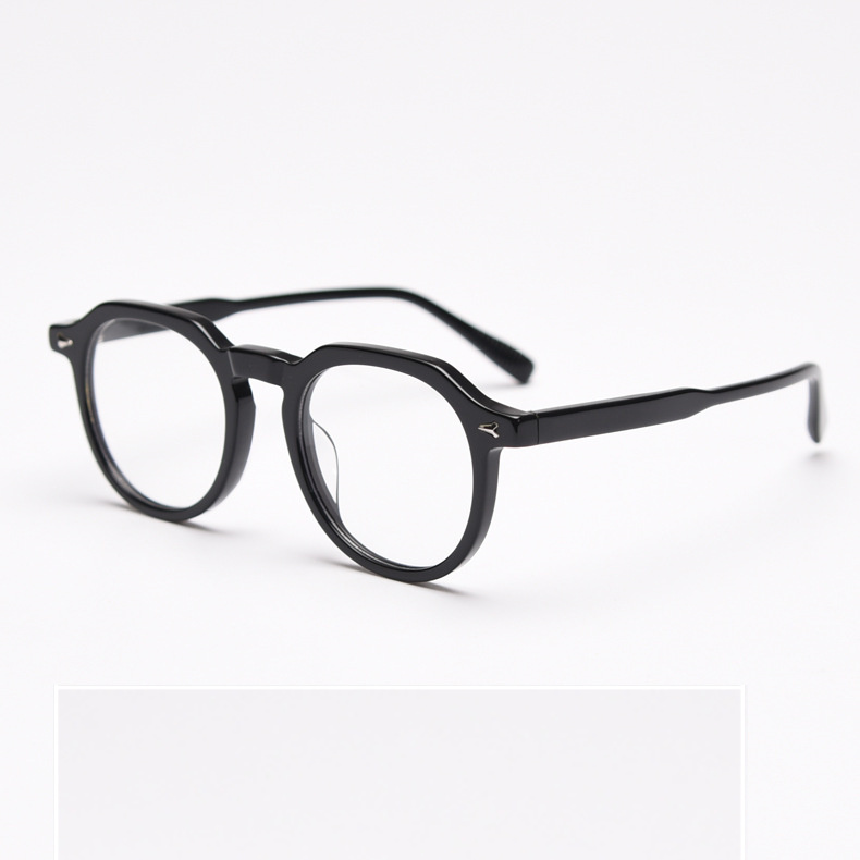 Title 7, Retro Handmade Plate Myopic Frames For Men And ...