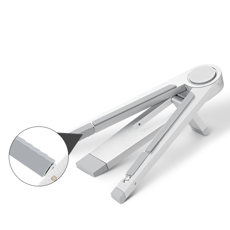 Tablet Mobile Phone Universal Adjustable Triangle Stand Flat Desktop Folding - Image 2