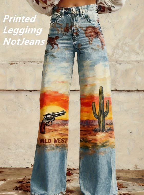 Women's Casual Pants Thin Imitation Jeans