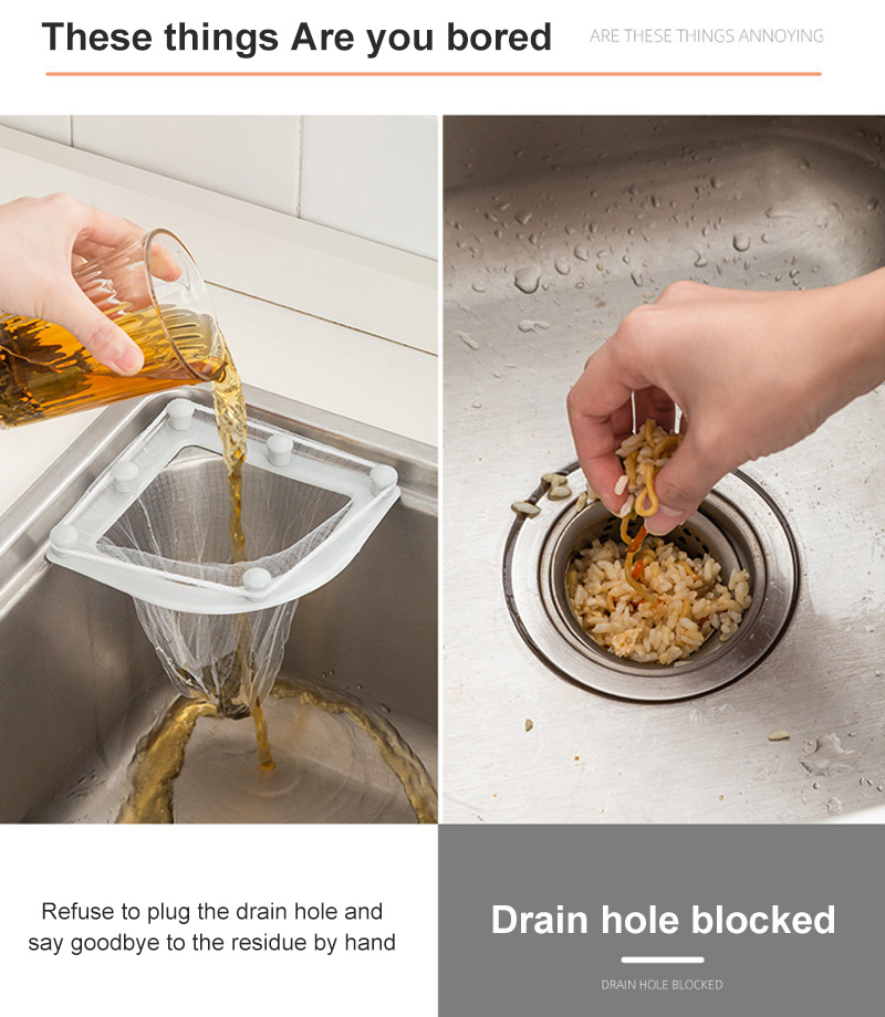 Title 1, Kitchen Sink Anti-blocking Leftover Drain Rack