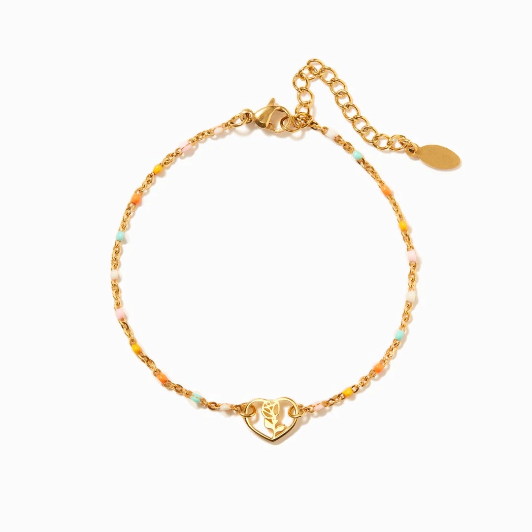 S925 Sterling Silver Love Rose Bracelet