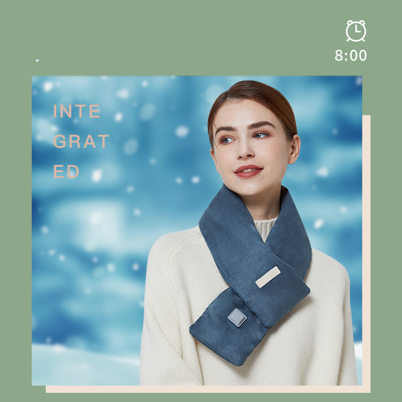 Warm Neck Protector And Hot Compress Three-stage Temperature Control Scarf