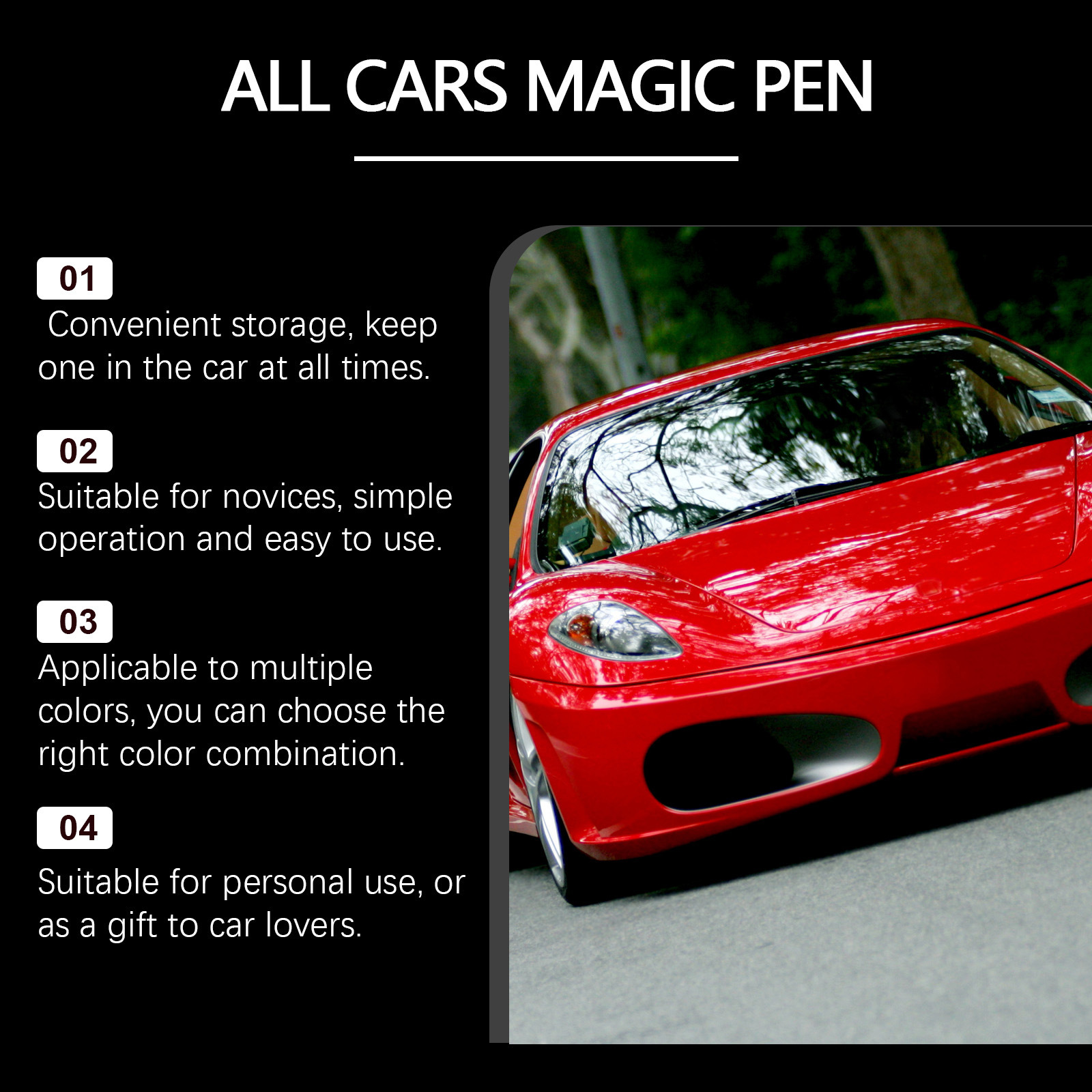 RAYHONG Car Scratch Care Pen - A Bestselling Cross-Border Product For Repairing And Refurbishing Car Paint. 6