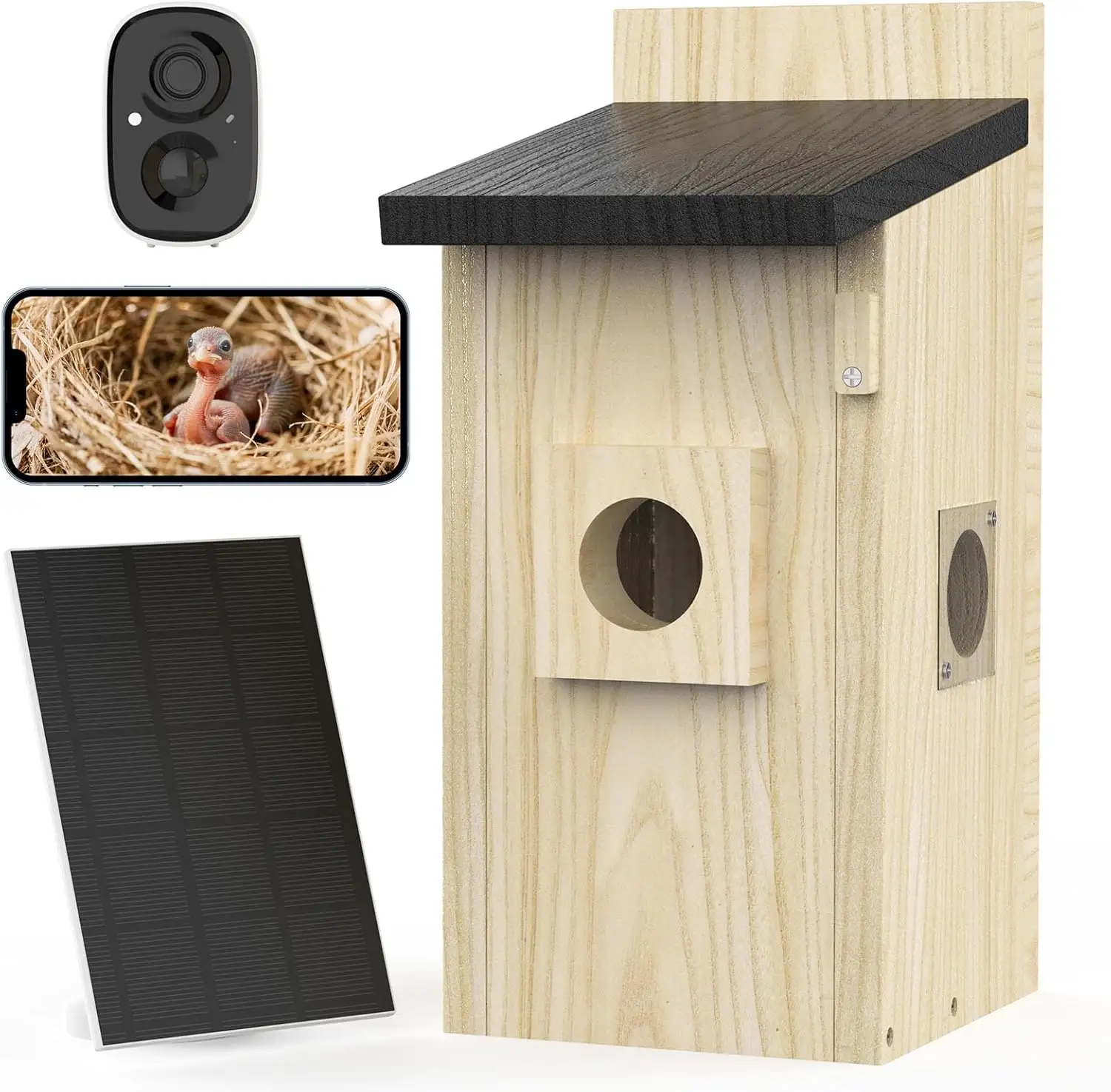 Smart Bird Houses For Outside Solar Powered