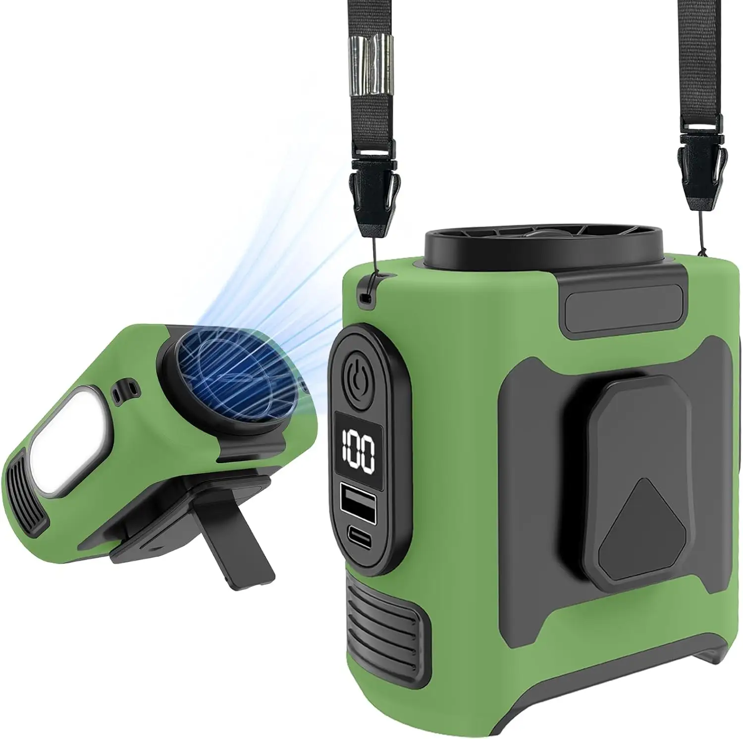 16, 000 Rpm 10000mAh Portable Waist Fan