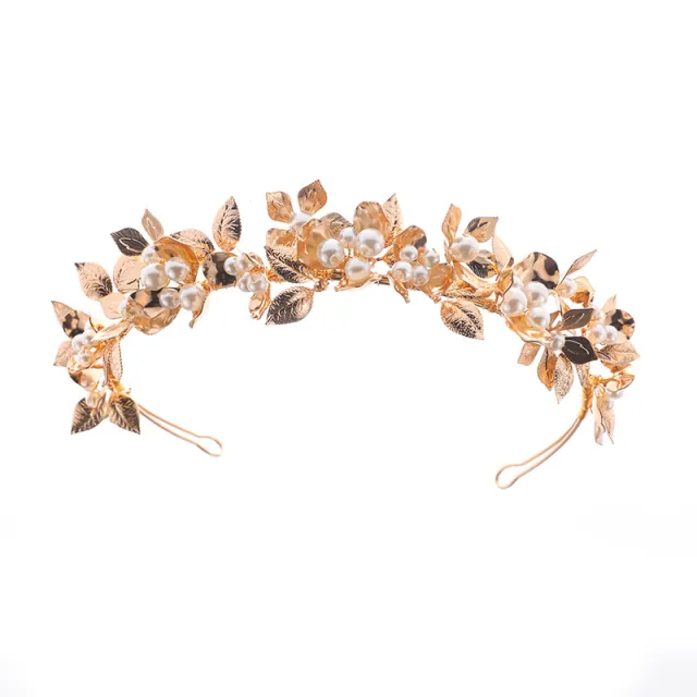 Headwear Headband Design Handmade Pearls G4622 Crown - Shop at LoveMi