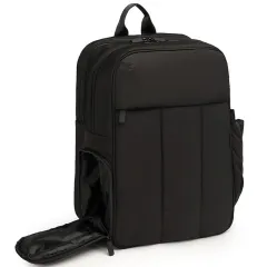 Lightweight Fashion Down Jacket Travel Backpack - Black - View 1