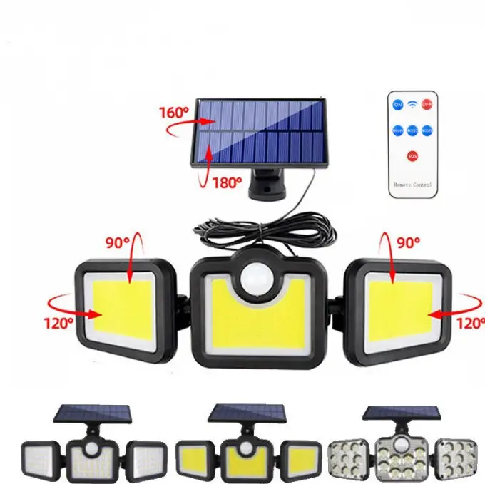 Solar Wall Lamp Household Outdoor Waterproof Induction