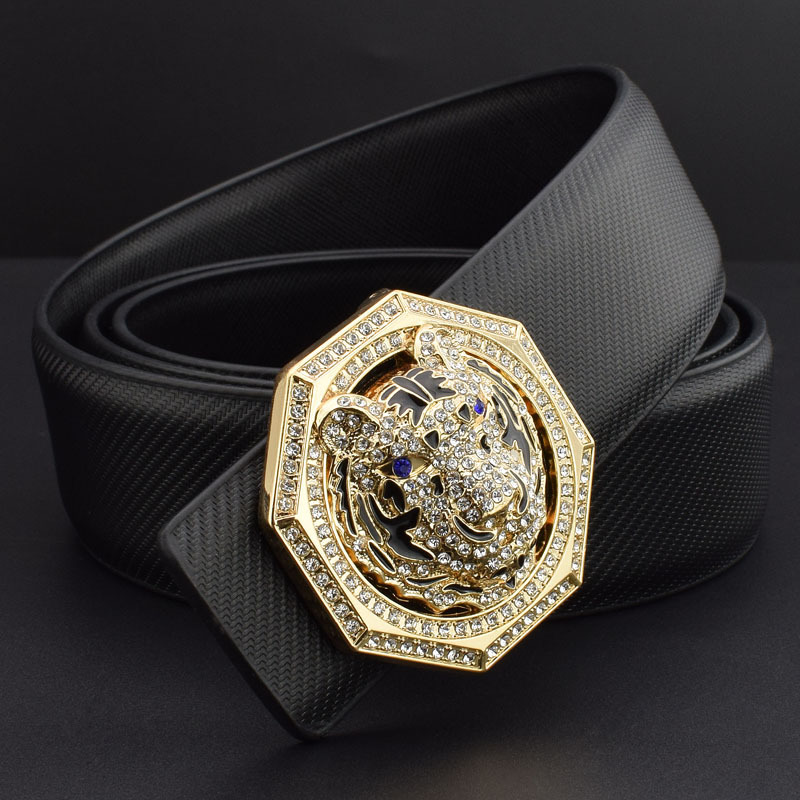 Black gold buckle