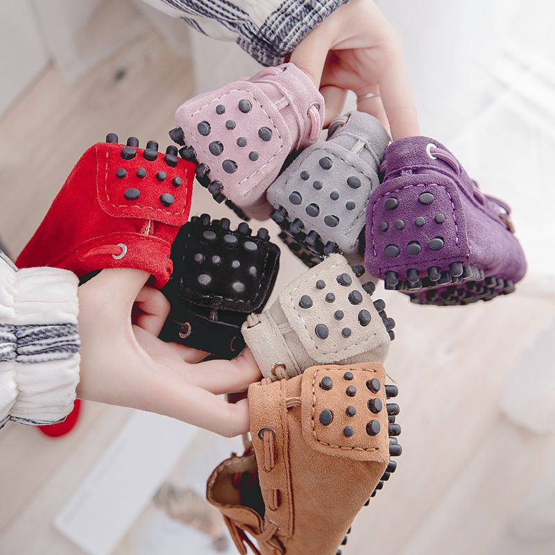 The New Bowknot All-match Leather Breathable Shallow Flat Shoes