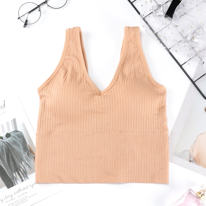 Title 2, Sportliches Yoga-Tanktop mit V-Ausschnitt und A...