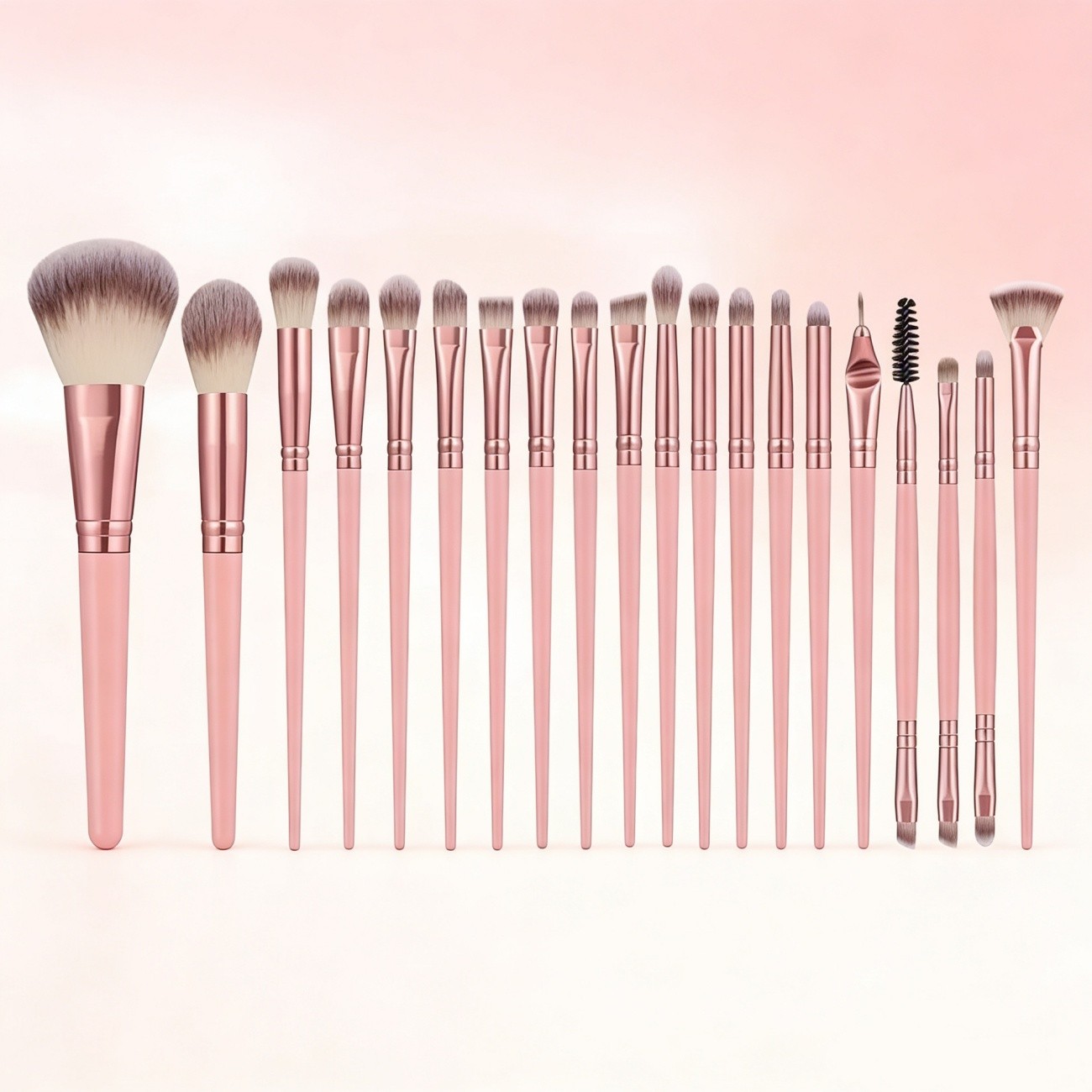 25 Pieces Makeup Brush Set Professional Cosmetic Beauty Tools For Face & Eyes