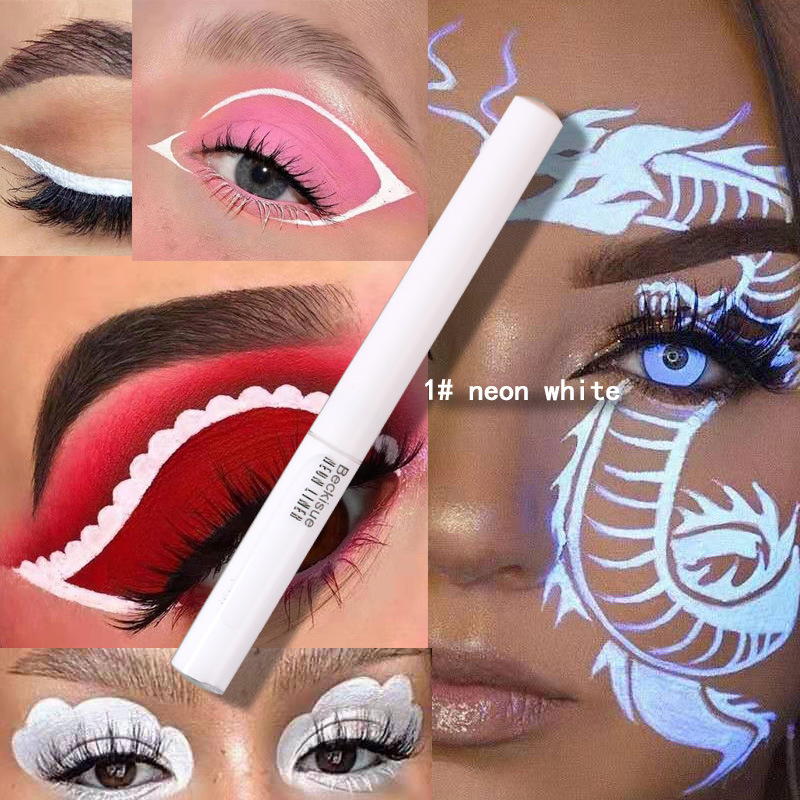 New Product Fluorescent Liquid Eyeliner Waterproof, Sweat-proof And Quick-drying Rainbow Eyeliner