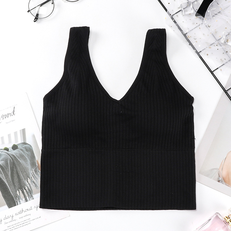 Title 9, V-neck Pit Strip Sports Yoga Vest