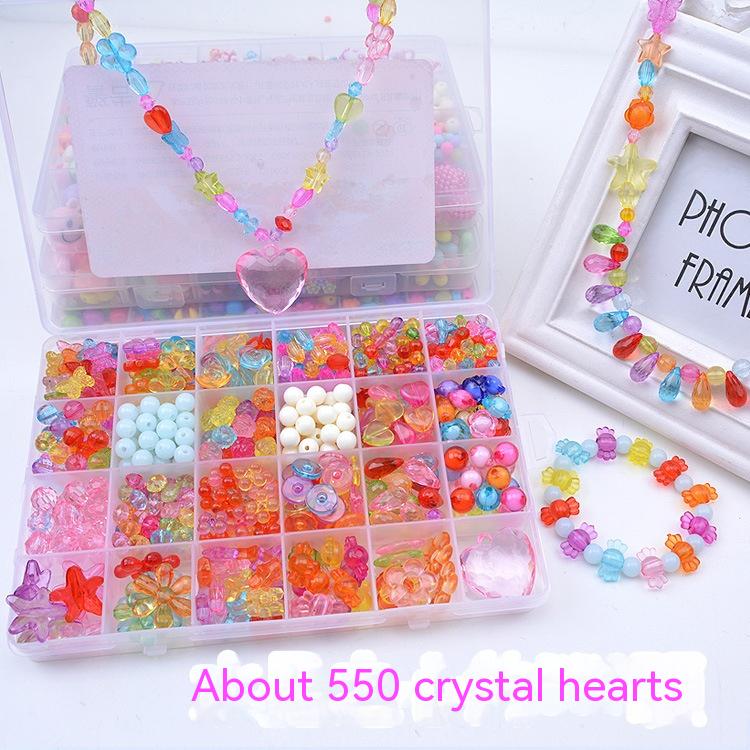 Title 8, 24 Grid Diy Toy Educational Handmade Beaded Set