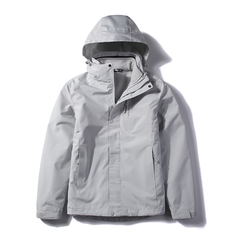 New Two-piece Jacket Men's Warm And Rainproof Coat