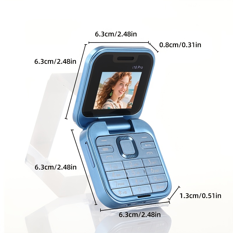 The New 2G Foldable Phone Features Dual SIM Dual Standby For Calls, Text Messages And Music, Making It Suitable For Travel, Outdoor Activities And As A Backup Phone