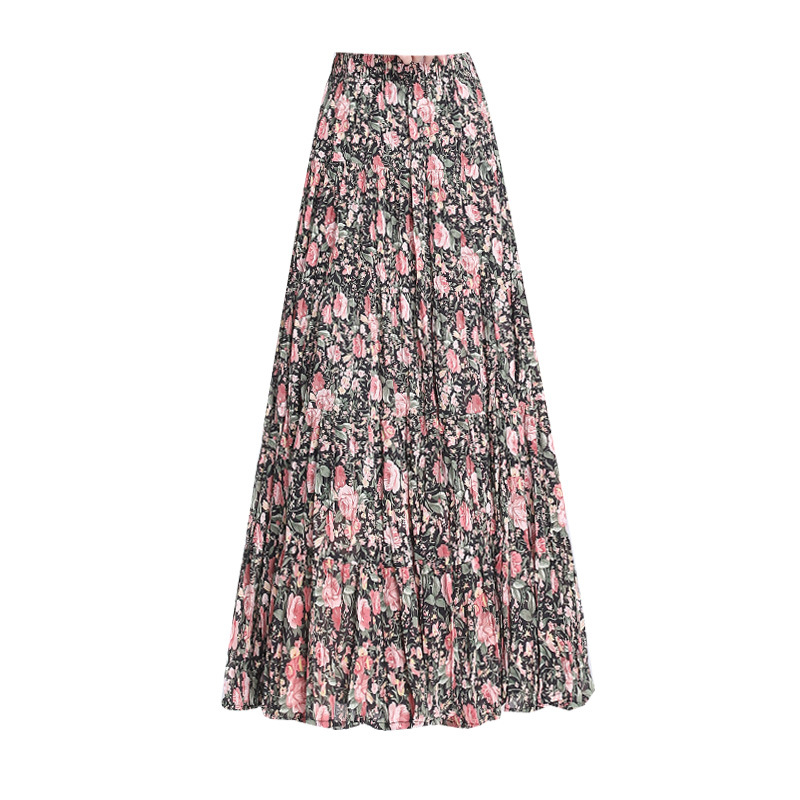 Title 2, Bloemenstiksel chiffon rok voor een elegante en...