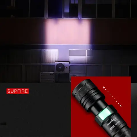 Home Self Defense Zoom USB Charging LED Outdoor Riding