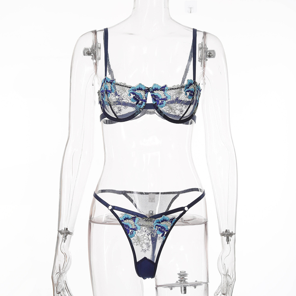 New Ladies Lace Perspective Underwear Set - Image 7