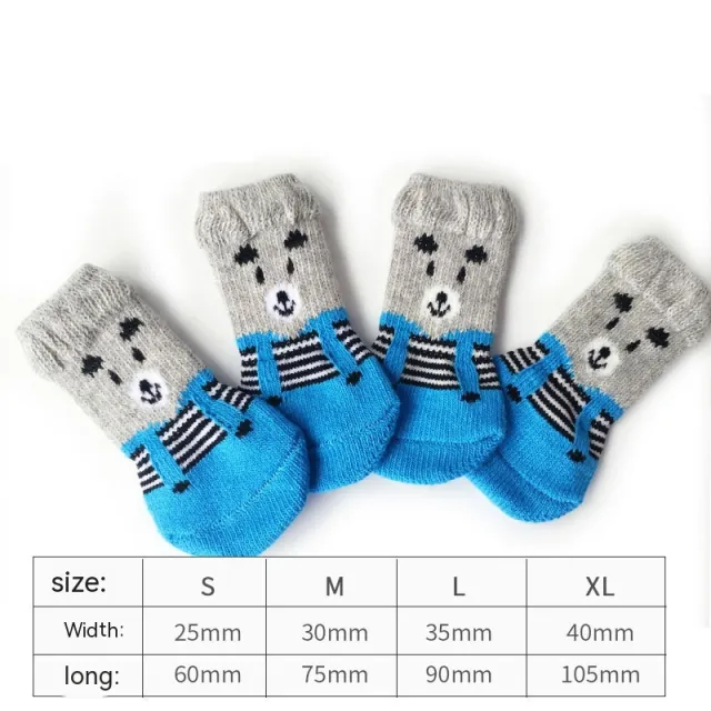 Dog Socks Booties Cat Shoes Anti scratch Bear - Shop at LoveMi