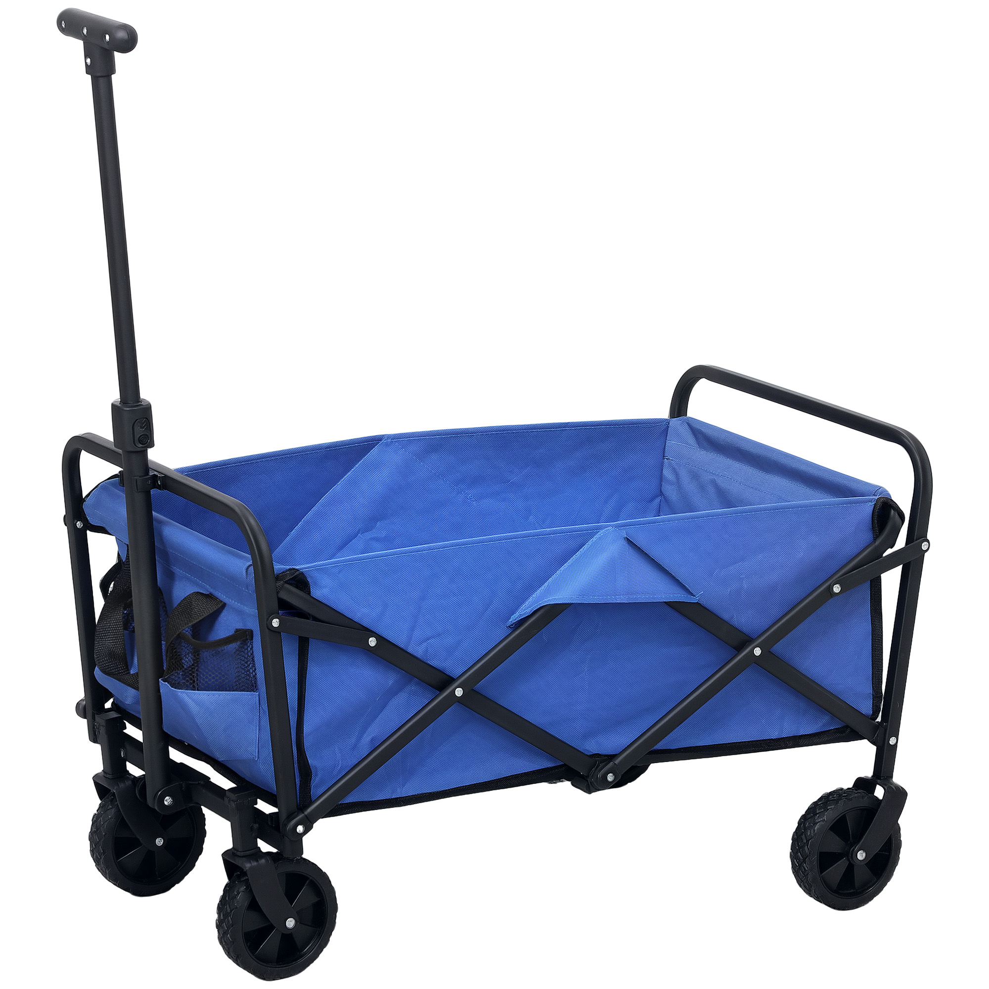 62L Festival Handcart With Wheels, Garden Folding 120kg Heavy Duty Foldable — image 10