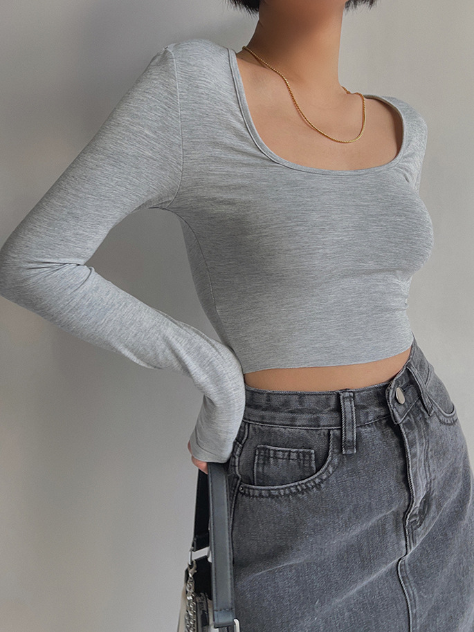 Big Body Stretch Tight-fitting Short Top