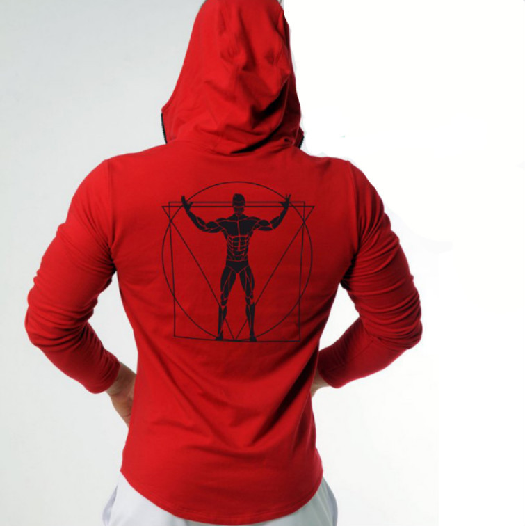 Title 8, Sports Casual Sweater Brothers Slim Hooded Stre...