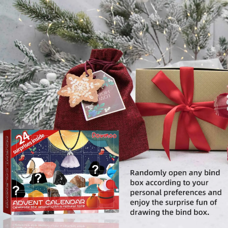 Kids Gemstone Advent Calendar – 24 Mineral Surprises
