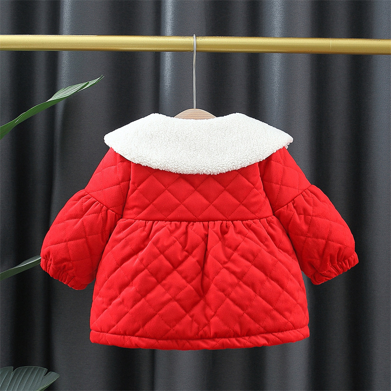 Title 3, Fleece-lined Warm Little Girl Cotton Padded Coat