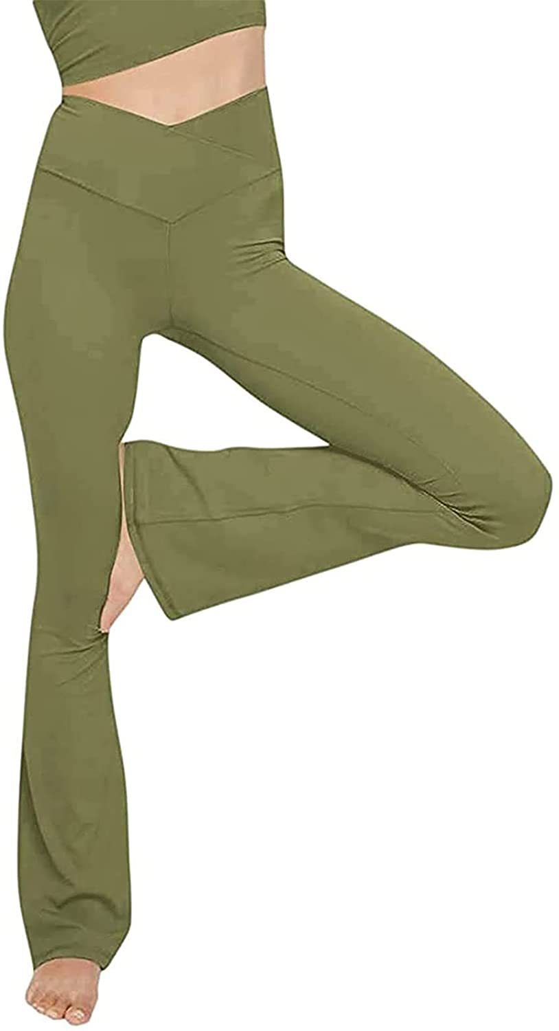 High Waist Slim Fit Solid Casual Trousers Green - Shop at LoveMi