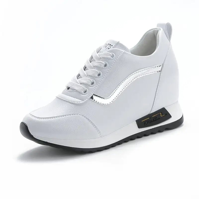 Women's New Casual Lace-up Sneakers For Inner Height Increase