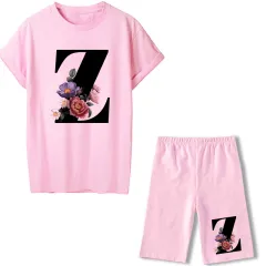 Summer Letter T-shirt Jogging Motorcycle Sexy Women's Short Sleeve - Style26-S - View 1