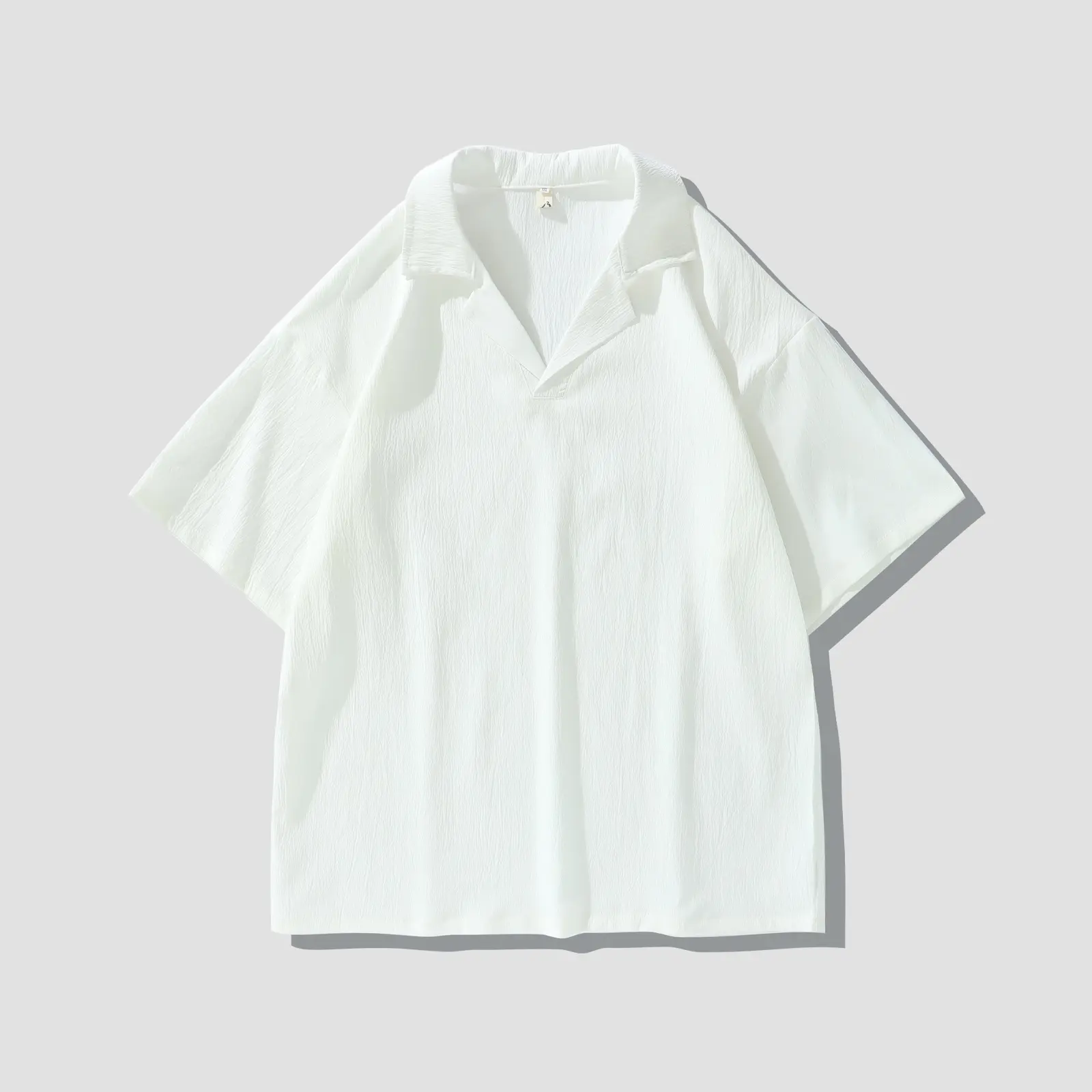 Fashion White Half-sleeve Men's T-shirt